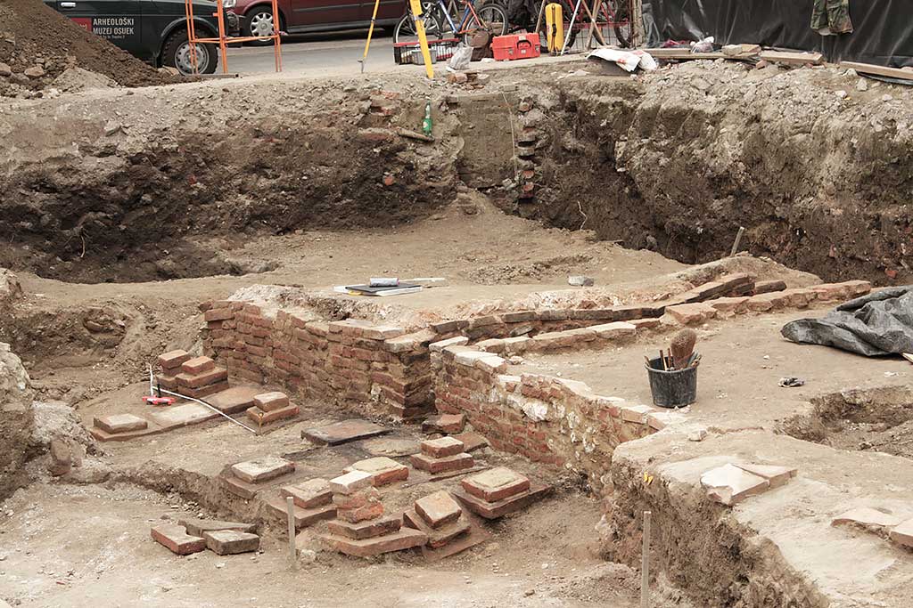 Osijek - Hypocaust in Radičevićeva 3 street (Vukmanić 2010)