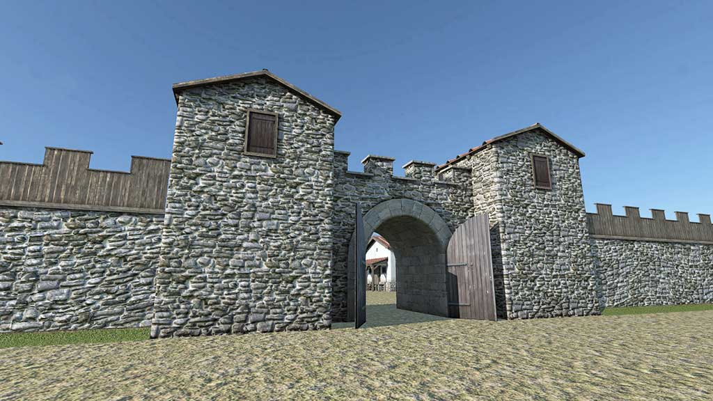 Batina - Porta praetoria (MSO, DD3D)