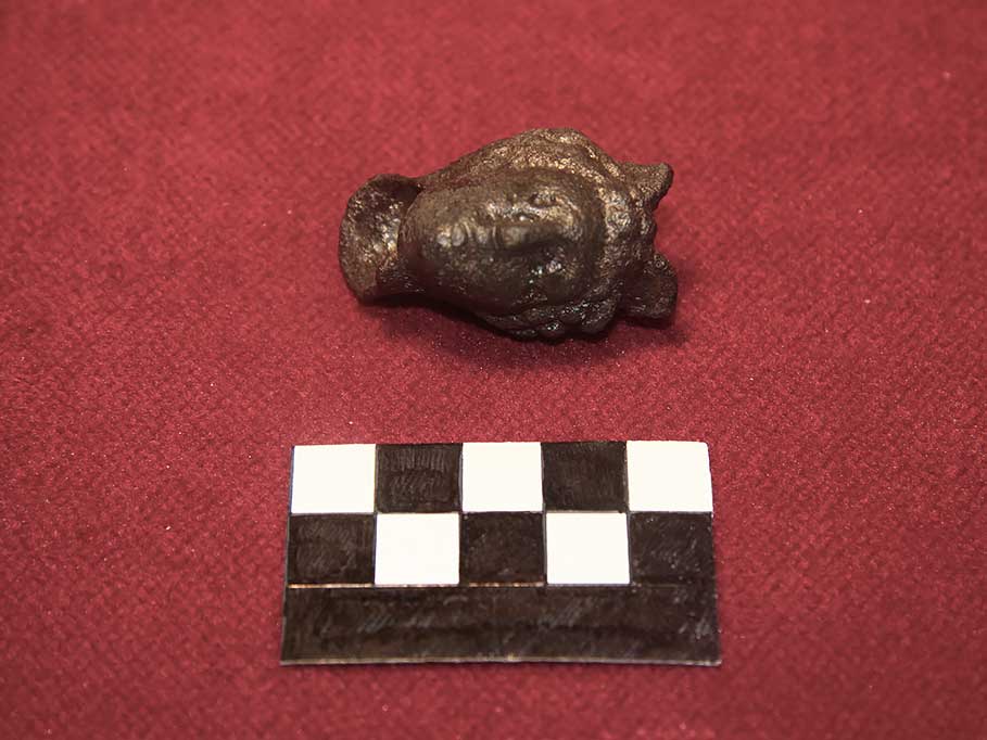 Bilje - Chariot fitting in the shape of head of Apollo or Mercury (Vukmanić 2014)